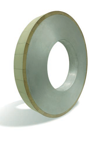 Vitrified diamond wheel for semi-fine and finish machining PDC